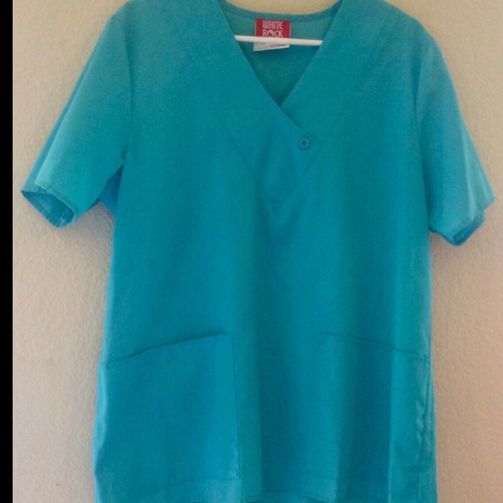 Teal Scrub Top